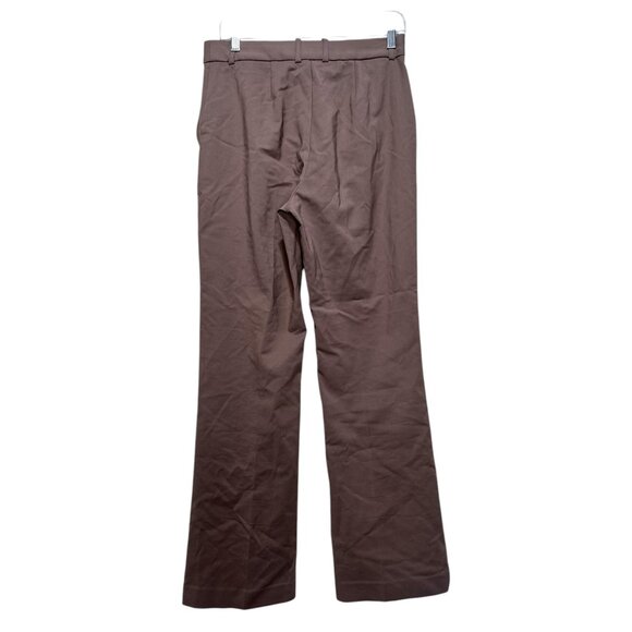 Aritzia Publish Trousers Pants Womens 8 Brown High Rise Bootcut Tailored Office - Picture 4 of 16